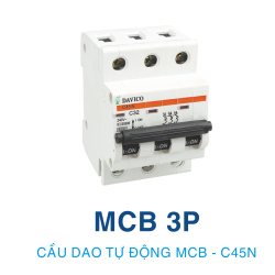 CB ĐIỆN TỰ ĐỘNG MCB 3P - C45N - 50A-63A